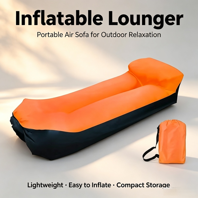 Outdoor Camping Couch - 빠르게 팽창되는 방수 라운지 의자 (베개