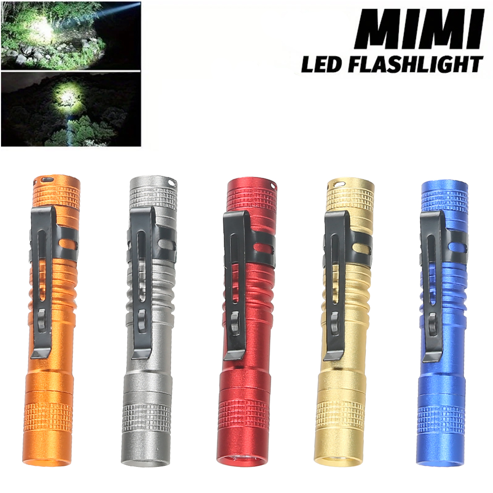 Outdoor Camping Decor - 미니 휴대용 LED 펜 라이트 클립