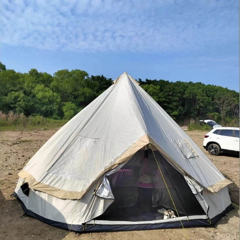 Outdoor Yurt Camping - 몽골 유르트 텐트, 피라미드형 야외 캠핑