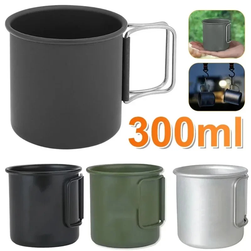 Outdoor Camping Cooking Equipment - 새로운 300ml 접이식 알루미늄 합금 컵