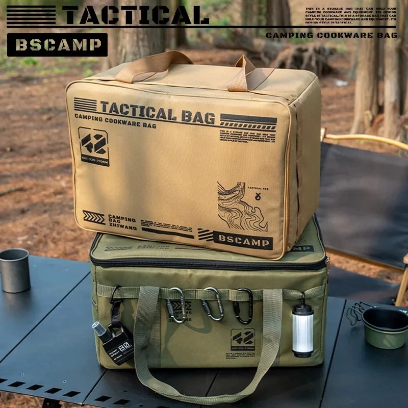Outdoor Camping Cooking Equipment - 30L/42L/56L 대용량 접이식 단열 방수 전술