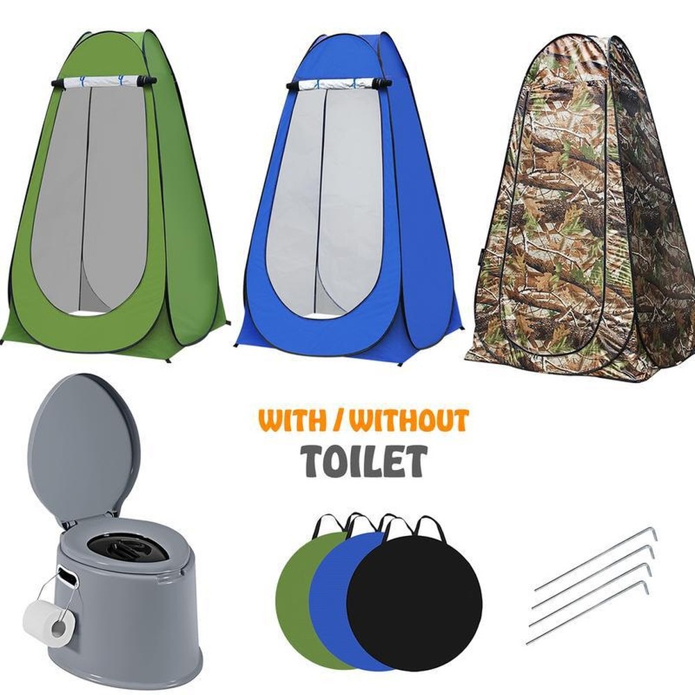 Outdoor Camping Toilet Tent - 캠핑 샤워용 야외 팝업 프라이버시 텐트,