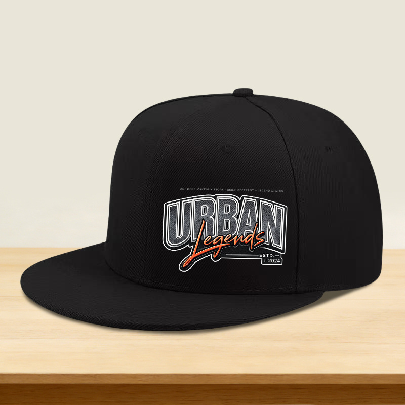 Urban Outdoor Camping - 1pc Urban Legends 프린트 힙합 모자,