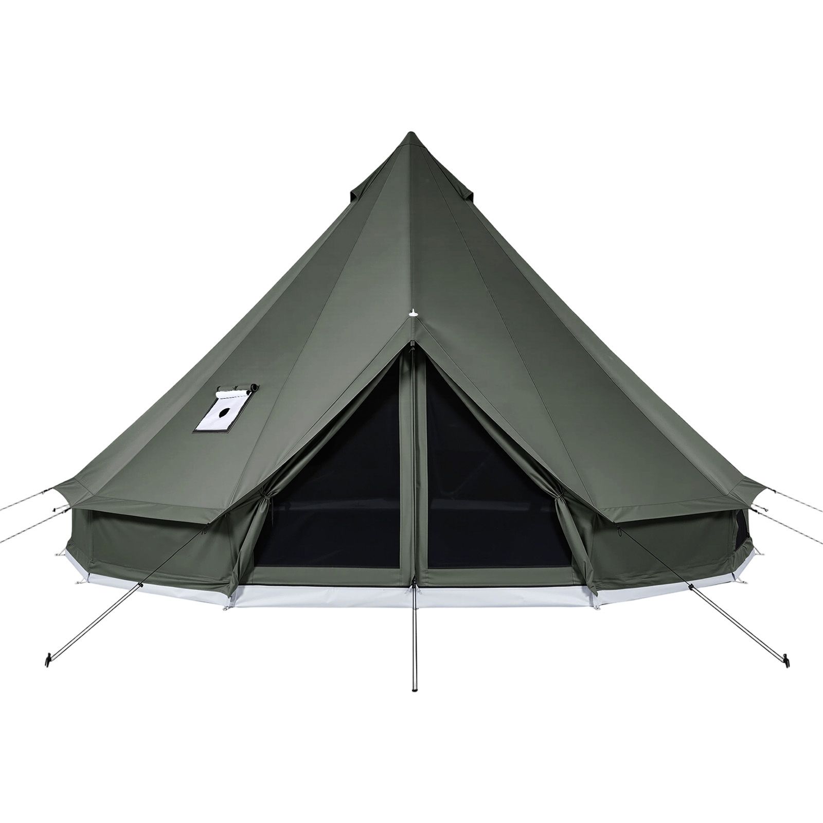 Outdoor Yurt Camping - 캔버스 벨 텐트, 4계절용 16.4피트 유르트