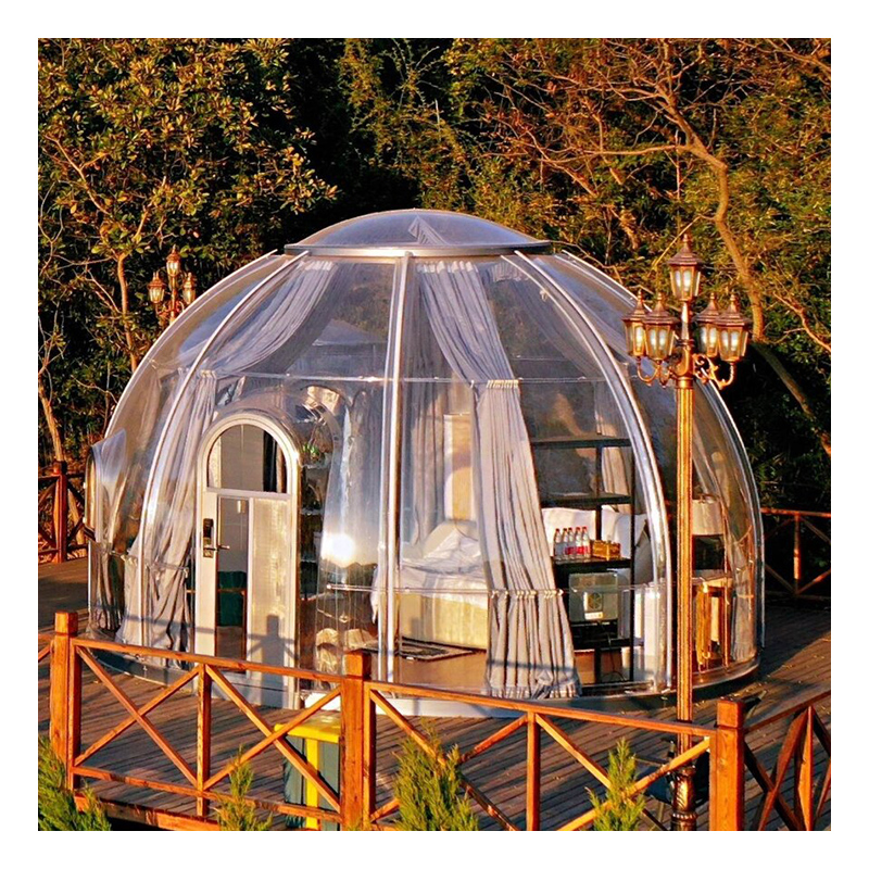 Outdoor Camping Venues - 투명한 풍선형 별 관측 텐트, 분체