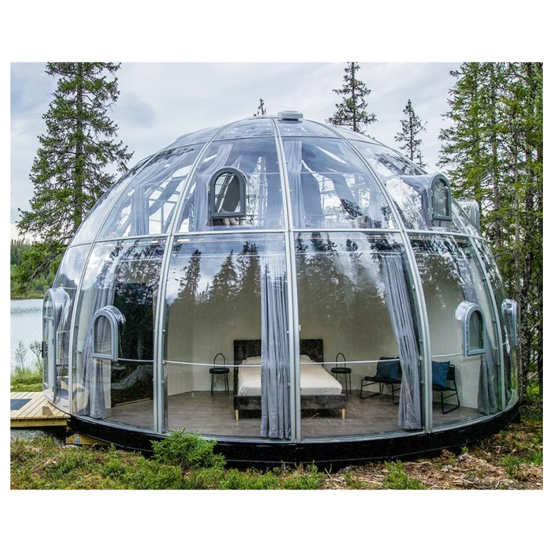 Outdoor Camping Venues - 파우더 코팅된 금속 스타룸 가제보 맞춤형