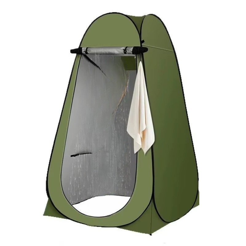 Outdoor Camping Toilet Tent - 휴대용 방수 팝업 탈의실/샤워 텐트 위장