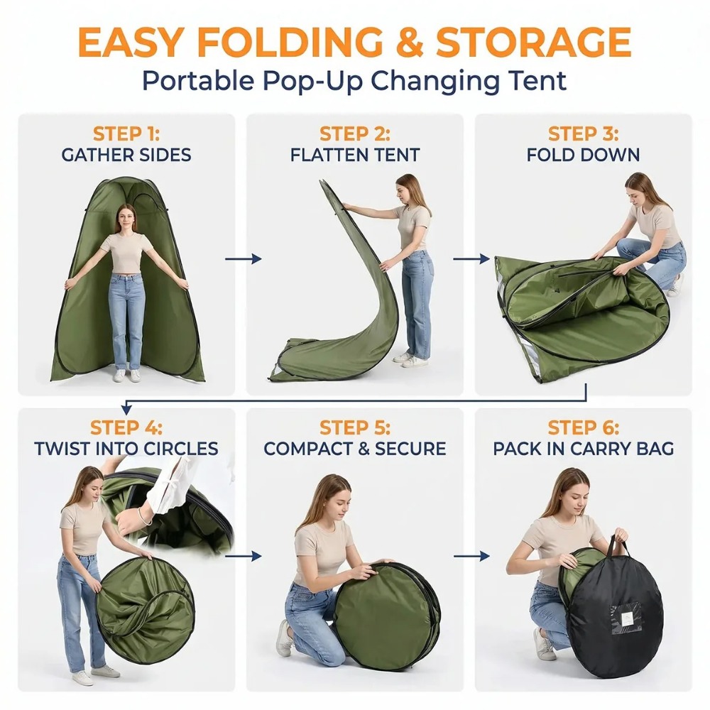 휴대용 캠핑 접이식 개인 화장실 텐트 특수 탈의실 텐트 - Outdoor Camping Toilet Tent 리뷰 및 가격