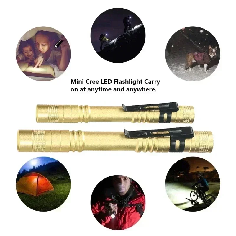 미니 휴대용 LED 펜 라이트 클립 포함 초강력 고휘도 - Outdoor Camping Decor 리뷰 및 가격