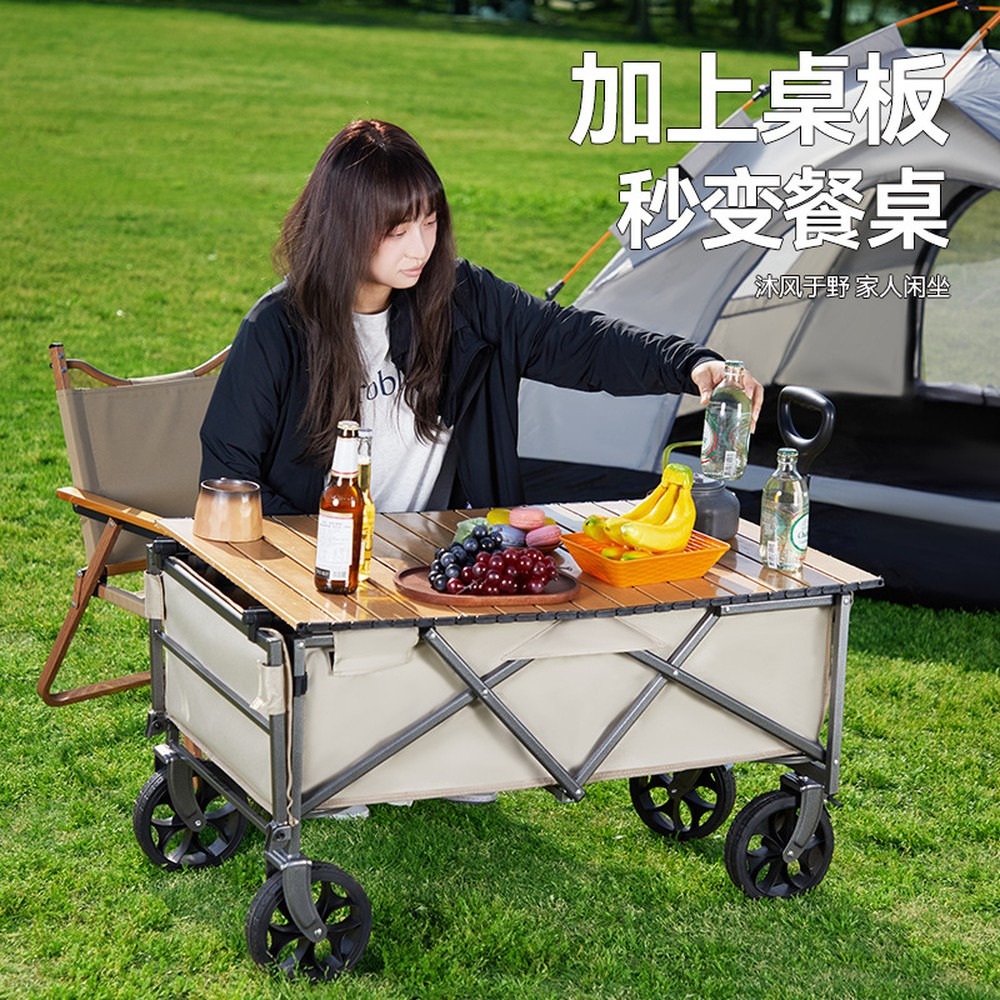 야외 캠핑용 수레, 대용량, 뒷면 개방형, 휴대용 다용 - Outdoor Camping Shop 리뷰 및 가격