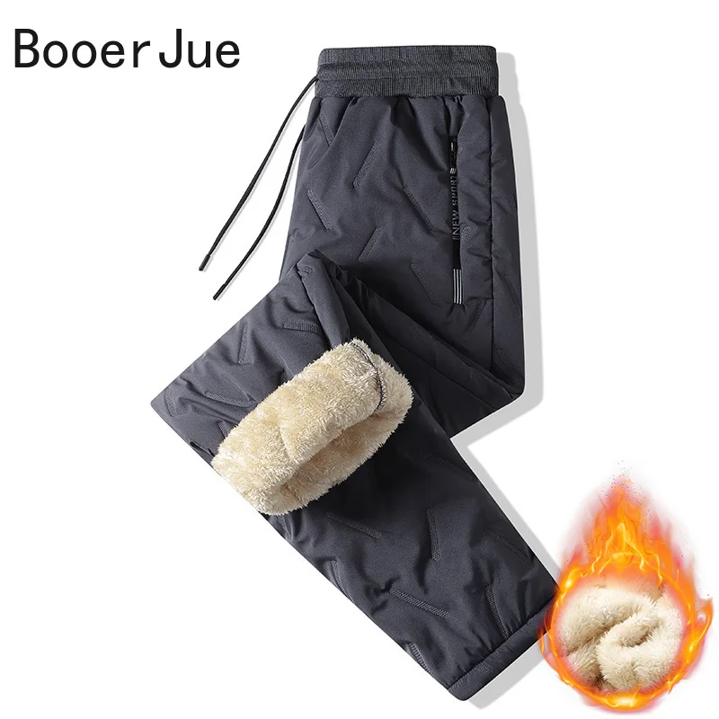 남성용 겨울용 두꺼운 플러시 안감 덧댄 면바지, 방풍  - Outdoor Camping Shop 리뷰 및 가격