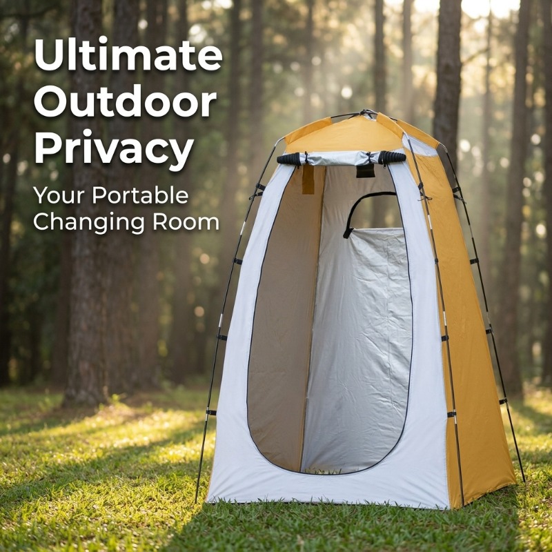휴대용 개인 공간 샤워 텐트, 야외용 방수 탈의실, 캠 - Outdoor Camping Toilet Tent 리뷰 및 가격