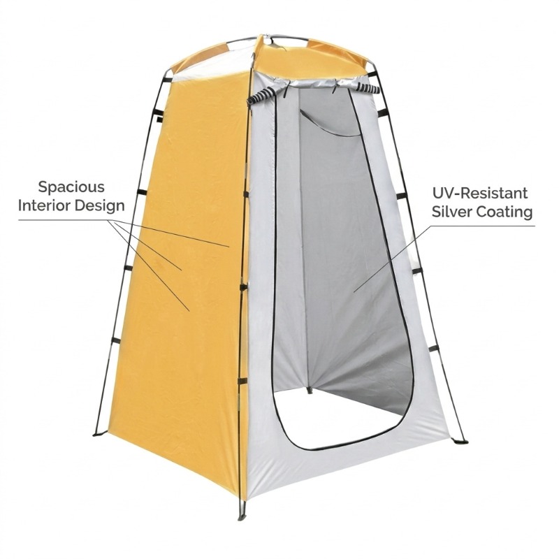 휴대용 개인 공간 샤워 텐트, 야외용 방수 탈의실, 캠 - Outdoor Camping Toilet Tent 리뷰 및 가격