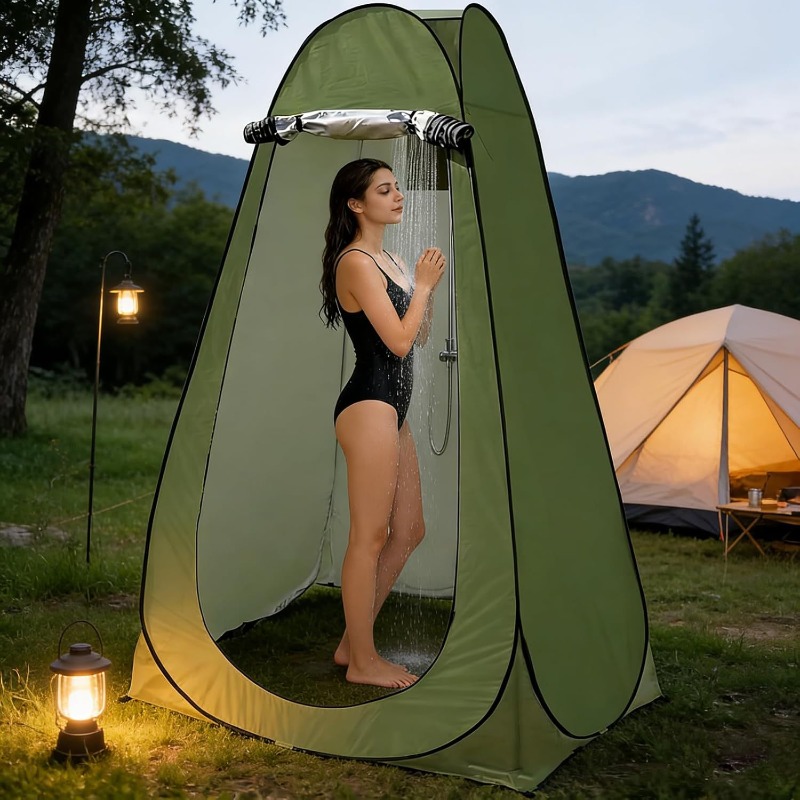 휴대용 개인 공간 샤워 텐트, 야외용 방수 탈의실, 캠 - Outdoor Camping Toilet Tent 리뷰 및 가격
