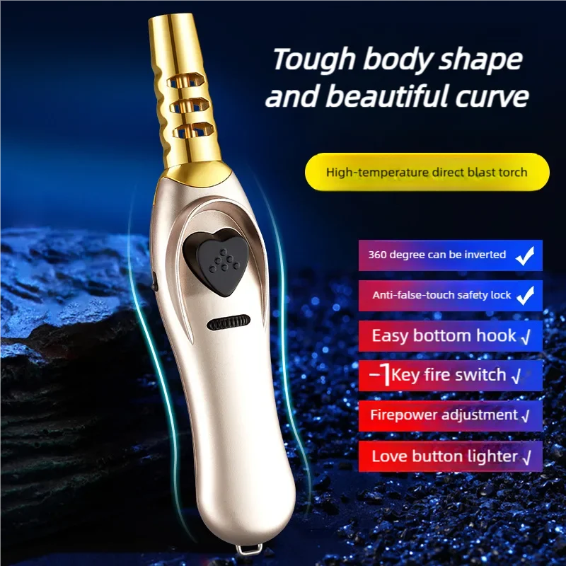 트리플 버너 스프레이 건 파워 뜸용 시가 라이터 야외  - Outdoor Windproof Lighter 리뷰 및 가격