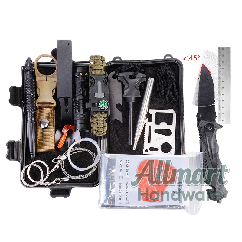 다기능 휴대용 EDC 생존 도구 상자, 야외 캠핑 응급 - Outdoor Camping Equipment 리뷰 및 가격
