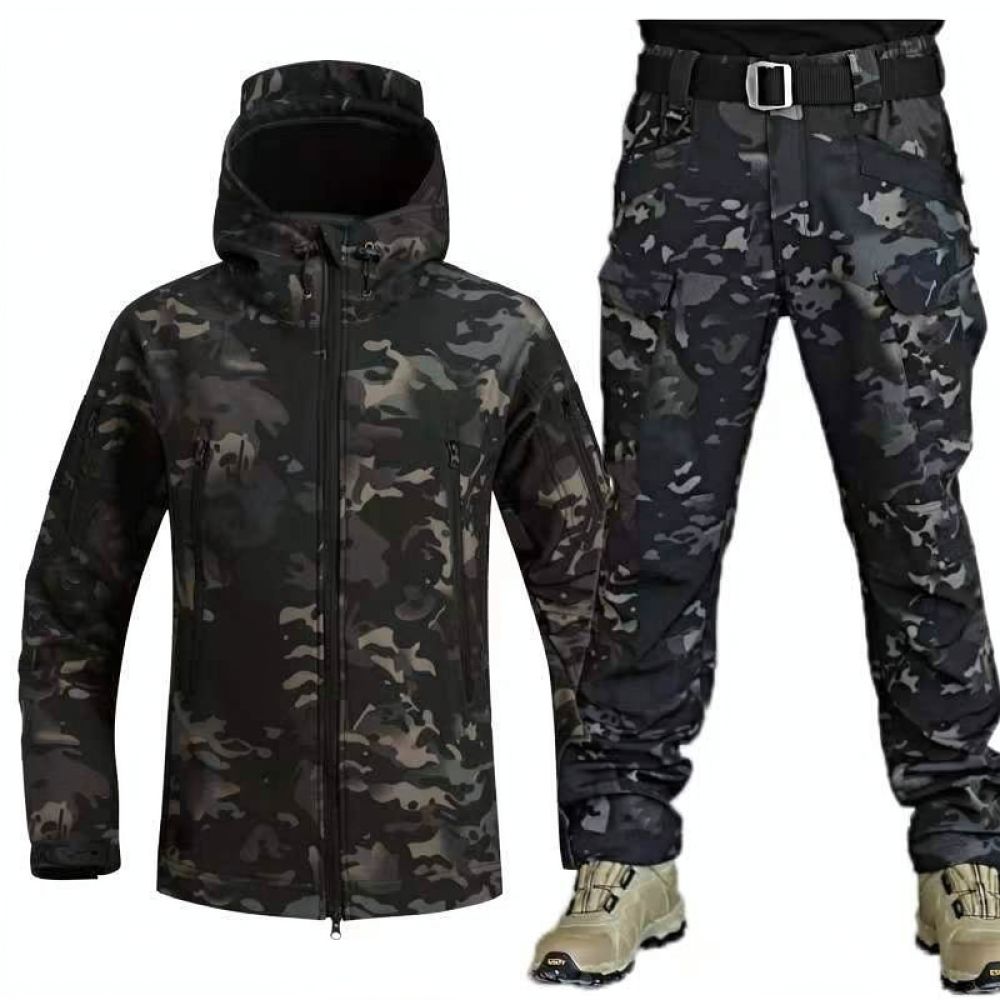 겨울용 위장 패턴 소프트쉘 의상, 야외용 전술 재킷 및 - Camping Outdoor Clothing 리뷰 및 가격