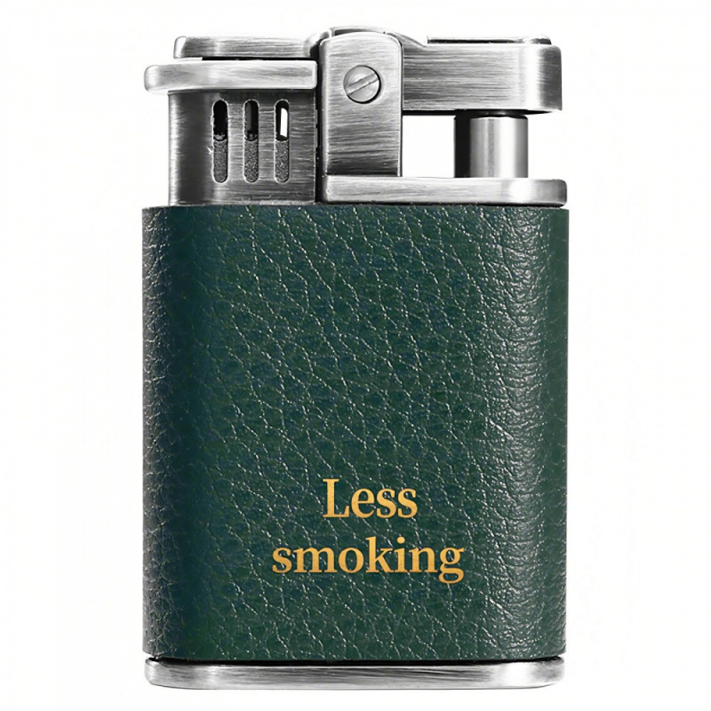 휴대용 방풍 라이터, 레트로 가죽 무늬 금속 바디, 실 - Outdoor Windproof Lighter 리뷰 및 가격