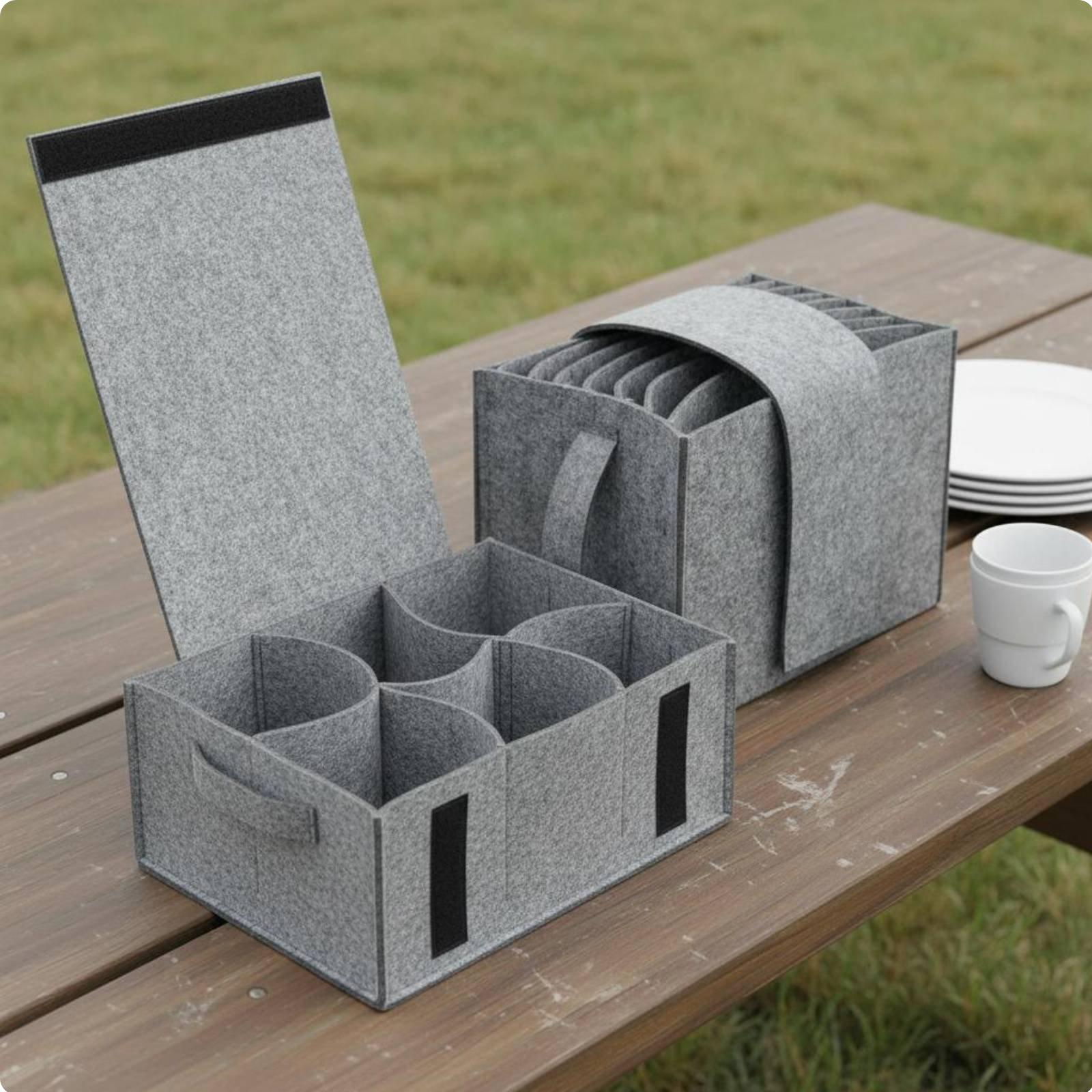 가정용 펠트 수납 파우치 휴대용 식기류 캐리어 캠핑 주 - Outdoor Camping Equipment 리뷰 및 가격