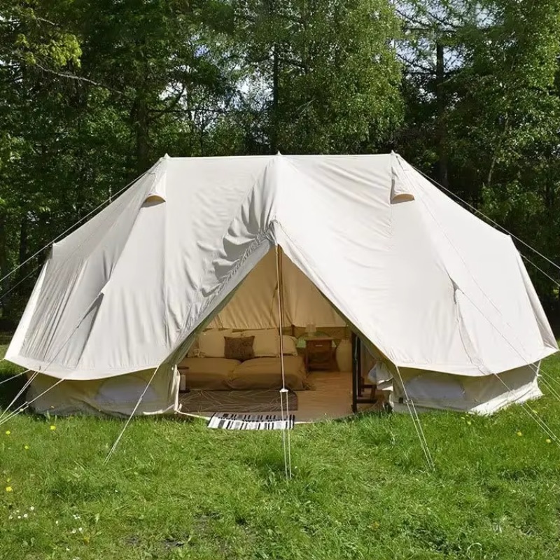 2026 대형 4계절용 면 캔버스 월 텐트 글램핑 유르 - Outdoor Yurt Camping 리뷰 및 가격