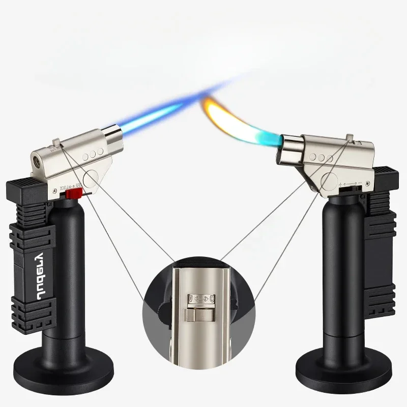 두 가지 유형의 불꽃이있는 야외 방풍 부탄 가스 라이터 - Outdoor Windproof Lighter 리뷰 및 가격