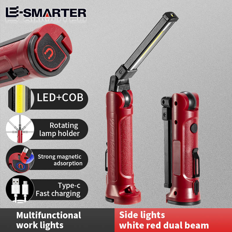 COB LED 작업 조명 충전식 접이식 손전등 야외 캠 - Outdoor Camping Decor 리뷰 및 가격