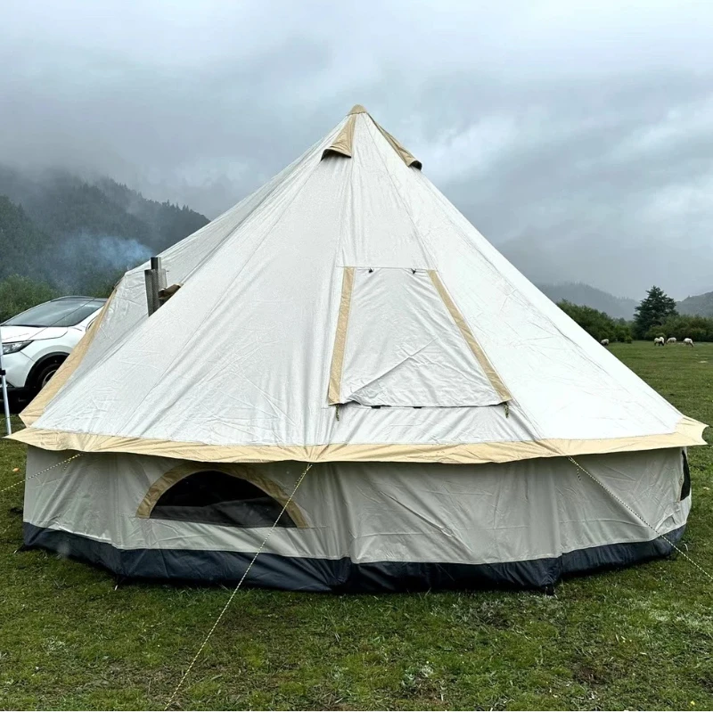 몽골 유르트 텐트, 피라미드형 야외 캠핑 텐트, 고급  - Outdoor Yurt Camping 리뷰 및 가격