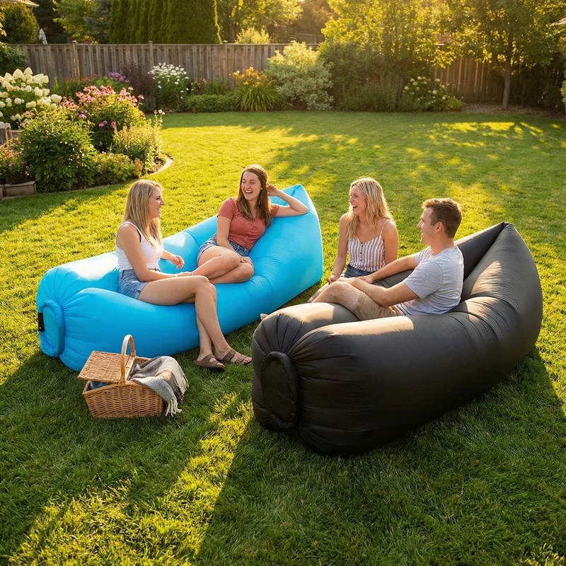 휴대용 에어 소파, 빠른 공기 주입 방수 라운저, 가벼 - Outdoor Camping Couch 리뷰 및 가격