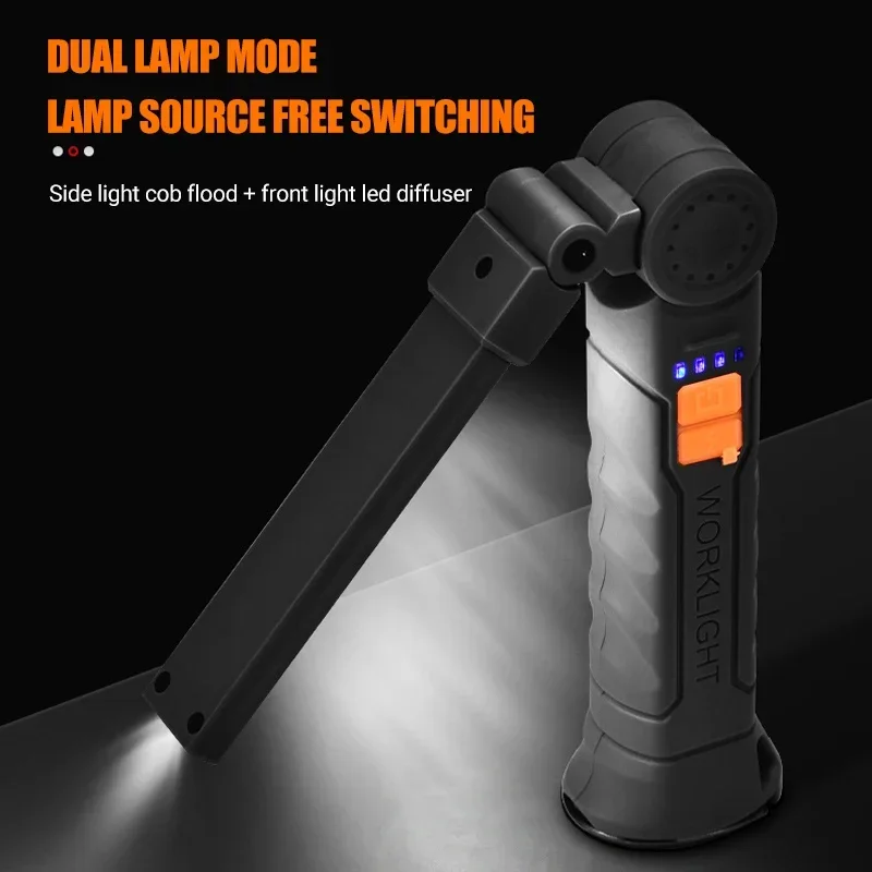 자석 및 후크가 있는 충전식 LED 손전등 작업등, 작 - Outdoor Camping Decor 리뷰 및 가격