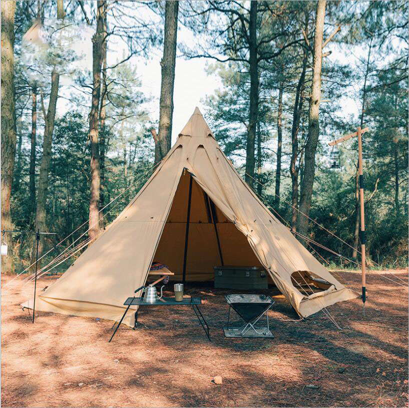인도 스타일 싱글/더블 레이어 유르트 텐트, 폭풍 방지 - Outdoor Yurt Camping 리뷰 및 가격