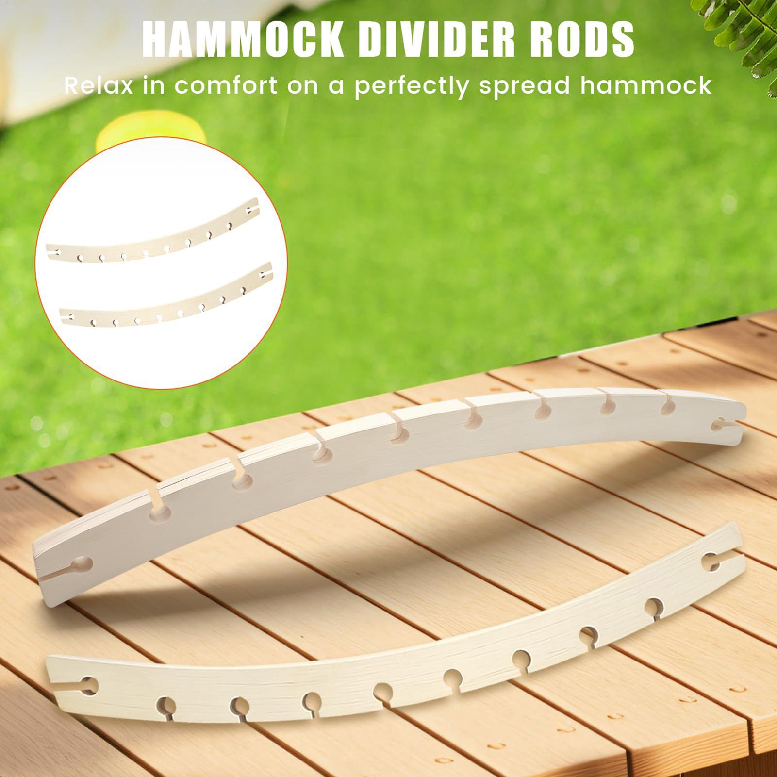 2 조각 10 홀 나무 해먹 스프레더 바 스윙 크로스바 - Outdoor Camping Hammock 리뷰 및 가격