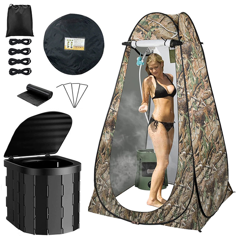 ‌ 캠핑 RV 및 야외 여행을 위한 휴대용 팝업 화장실 - Outdoor Camping Toilet Tent 리뷰 및 가격