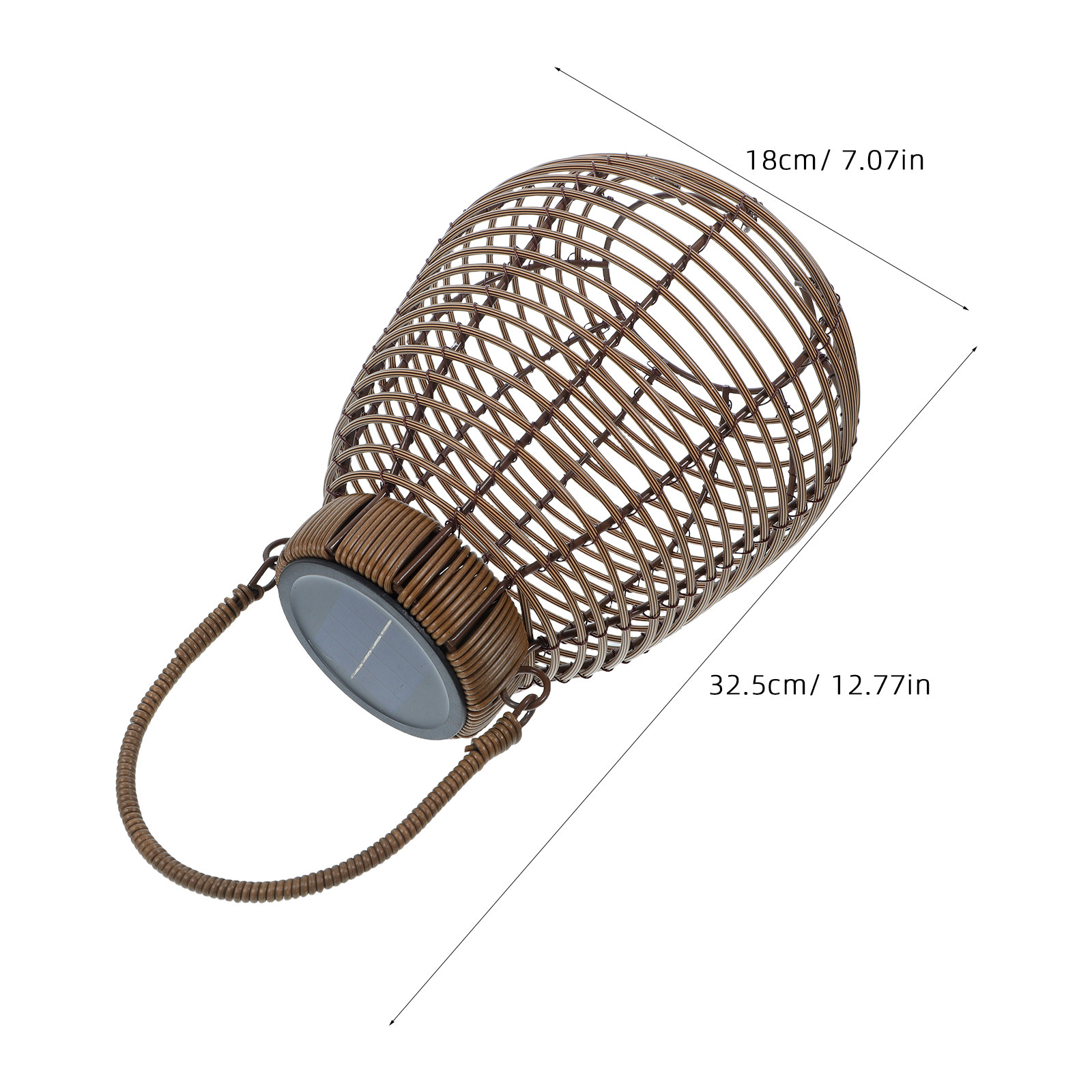 태양광으로 작동하는 라탄 랜턴, 야외 정원용 플로어 램 - Outdoor Camping Decor 리뷰 및 가격