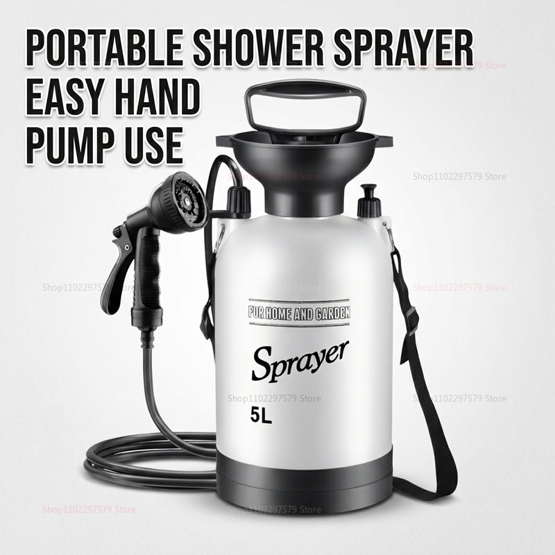 휴대용 캠핑 샤워기 5L 수동 펌프 물 시스템 야외 샤 - Outdoor Camping Shower 리뷰 및 가격