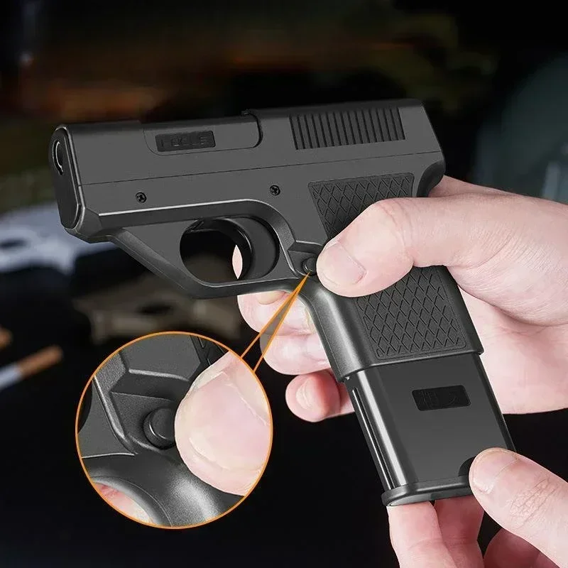 야외 캠핑용 총 모양 담배 케이스(라이터 포함), 3구 - Outdoor Windproof Lighter 리뷰 및 가격