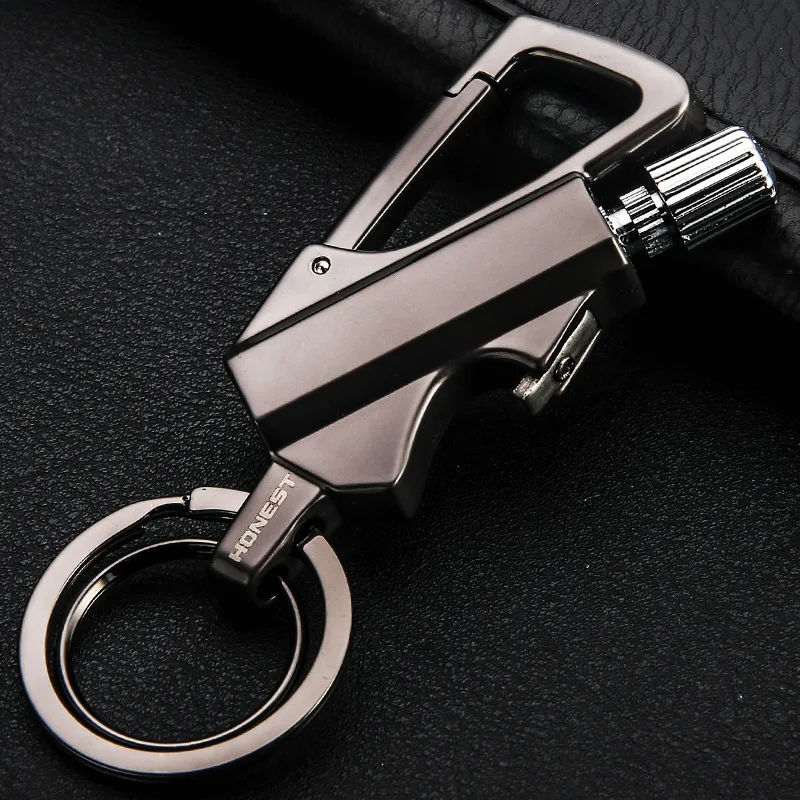 야외 다기능 휴대용 매치 키체인, 리필 가능 라이터,  - Outdoor Windproof Lighter 리뷰 및 가격
