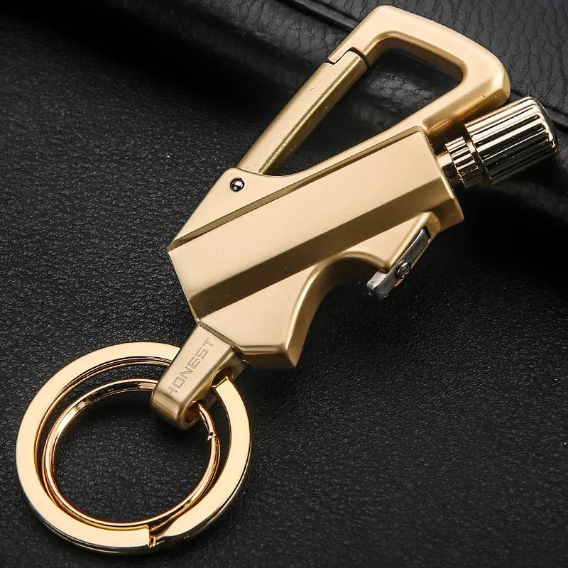 야외 다기능 휴대용 매치 키체인, 리필 가능 라이터,  - Outdoor Windproof Lighter 리뷰 및 가격