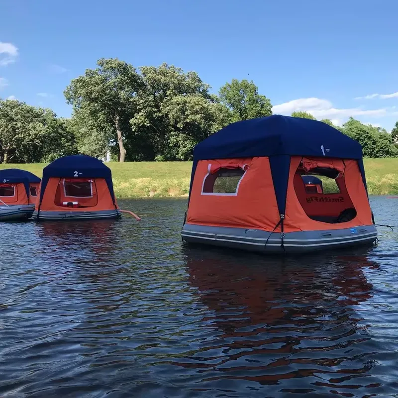 핫세일 대여용 야외 캠핑용 물 위에 떠 있는 래프트 텐 - Outdoor Camping Rental 리뷰 및 가격