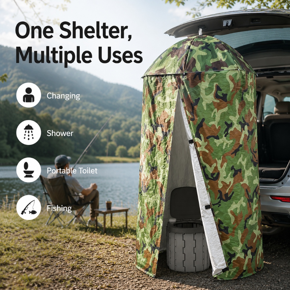 1개입 휴대용 비상용 개인 프라이버시 쉼터 팝업 탈의실 - Outdoor Camping Toilet Tent 리뷰 및 가격