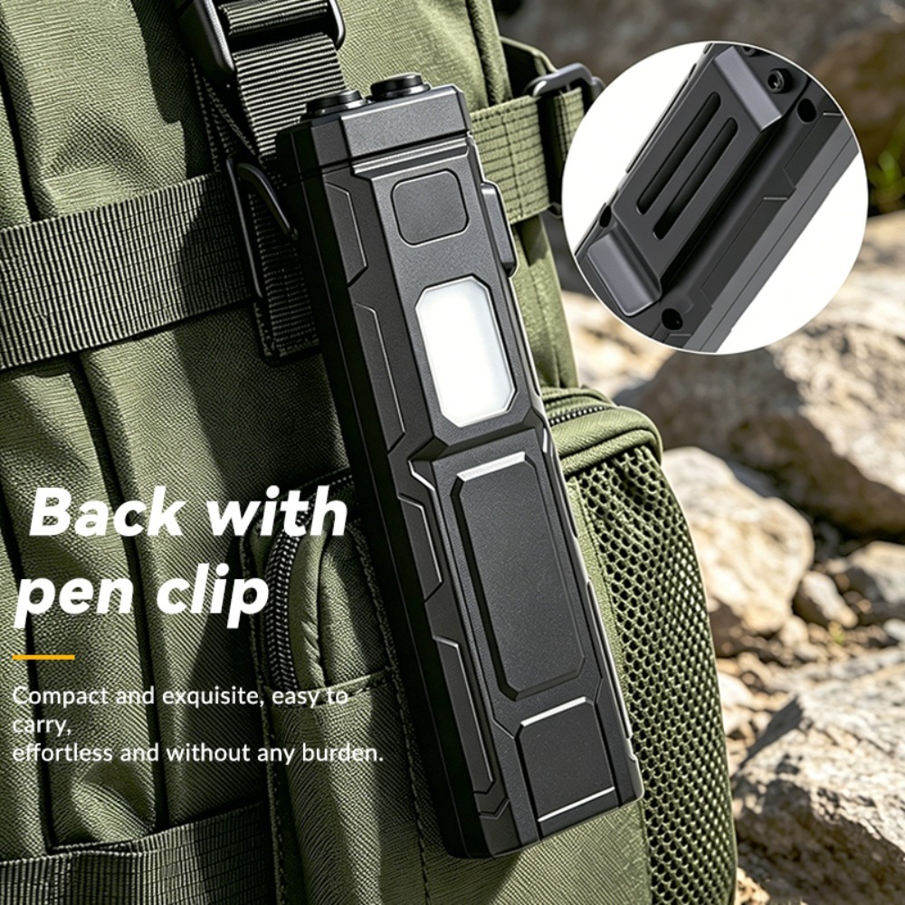 COB LED EDC 플래시라이트 펜 클립 포켓 토치  - Outdoor Camping Decor 리뷰 및 가격