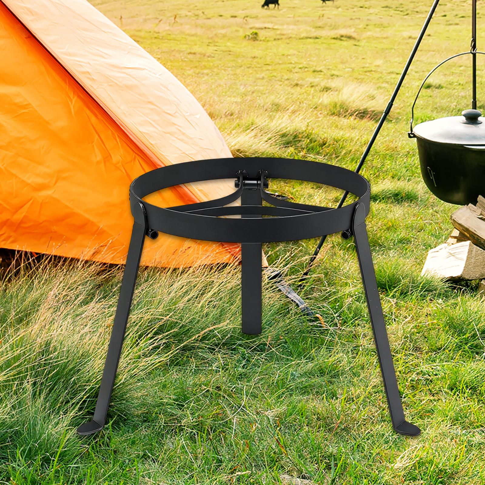 접이식 캠프파이어 삼각대 철제 휴대용 그릴 스탠드 캠프 - Outdoor Camping Cooking Equipment 리뷰 및 가격