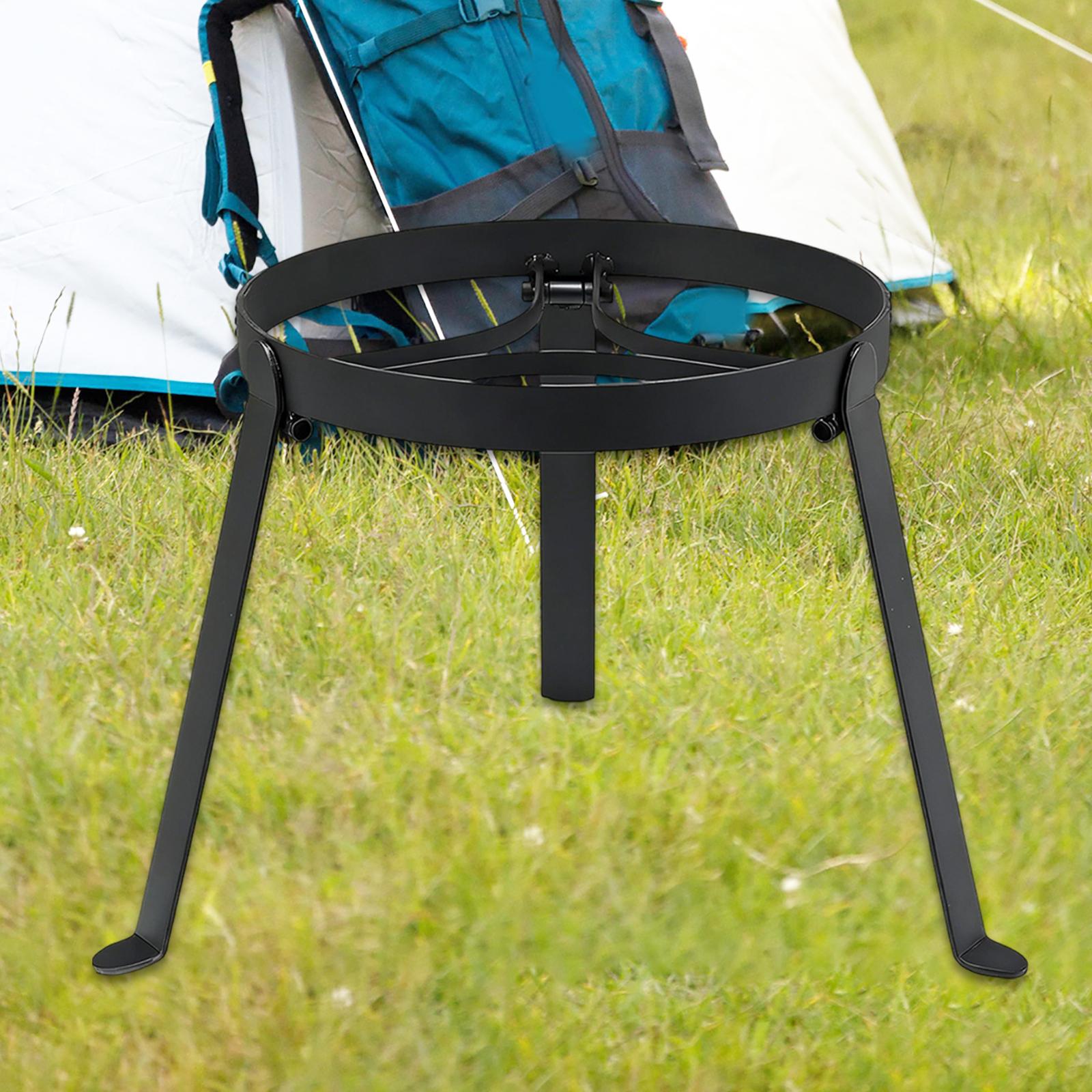 접이식 캠프파이어 삼각대 철제 휴대용 그릴 스탠드 캠프 - Outdoor Camping Cooking Equipment 리뷰 및 가격