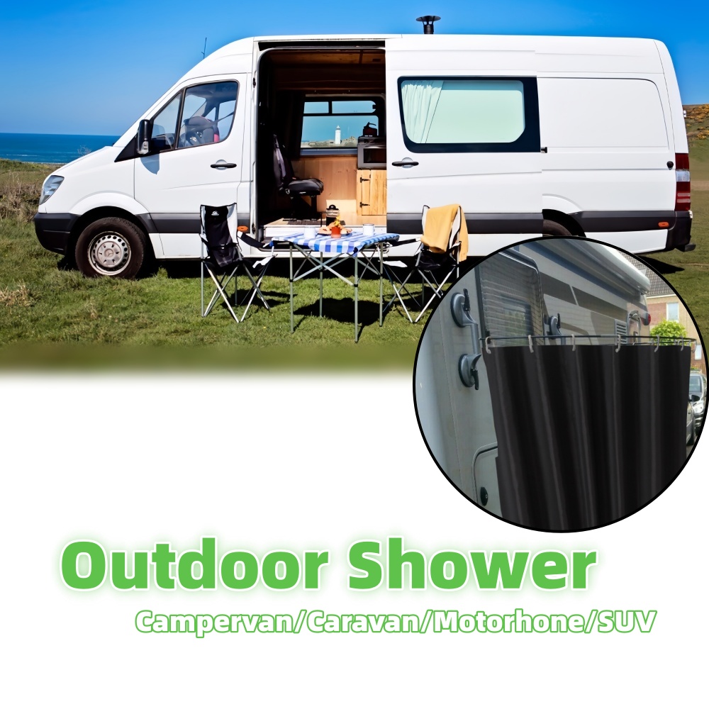 야외 캠핑 샤워 커튼 (흡착컵, 막대 포함) 방수 휴대 - Outdoor Camping Shower 리뷰 및 가격
