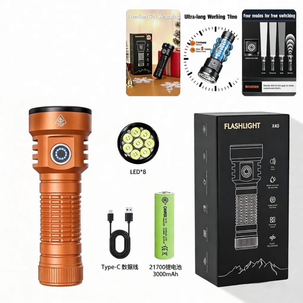 고휘도 LED 손전등, 내구성이 뛰어난 알루미늄 재질, - Outdoor Camping Rug With Led Lights 리뷰 및 가격