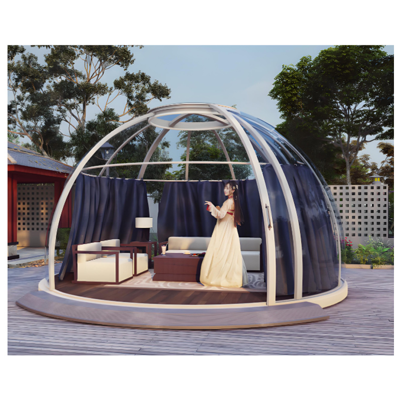 투명한 풍선형 별 관측 텐트, 분체 도장된 프레임을 갖 - Outdoor Camping Venues 리뷰 및 가격
