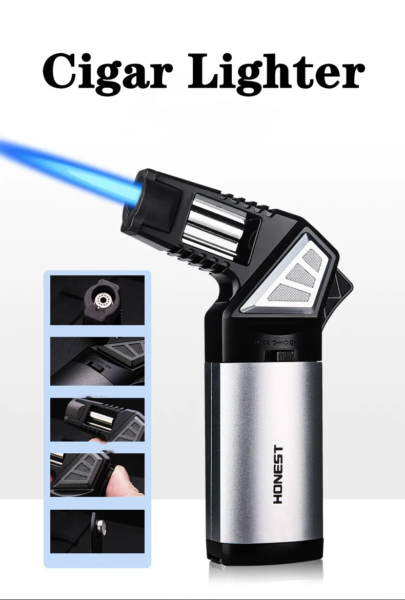 튼튼한 금속 다용도 야외 방풍 부탄 가스 라이터 터보  - Outdoor Windproof Lighter 리뷰 및 가격